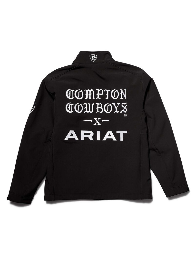 Vestes Ariat Compton Cowboys Logo 2.0 Softshell Noir | 714839LTS