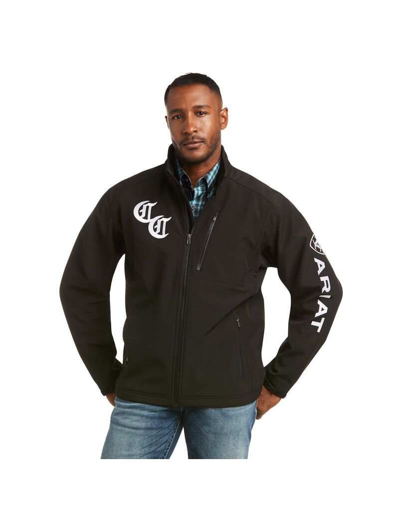 Vestes Ariat Compton Cowboys Logo 2.0 Softshell Noir | 714839LTS