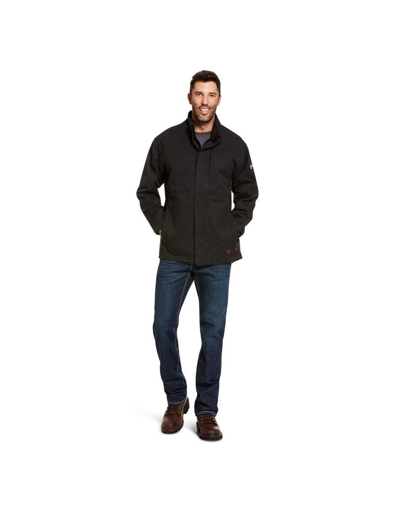 Vestes Ariat FR H2O Imperméables Parka Noir | 258764KLW