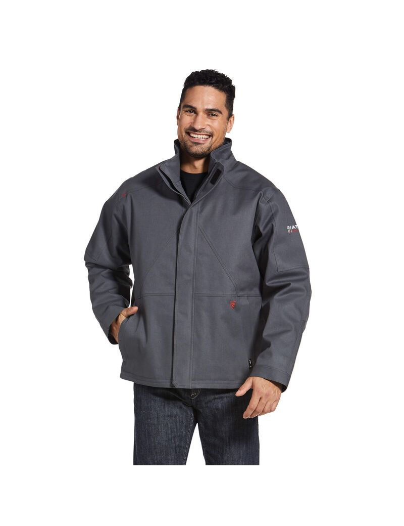 Vestes Ariat FR Maxmove Imperméables Insulated Grise | 618250YIU