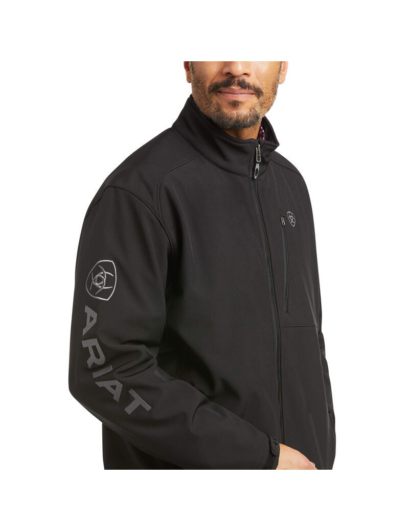 Vestes Ariat Logo 2.0 Patriot Softshell D'eau Resistant Noir | 746129JPC