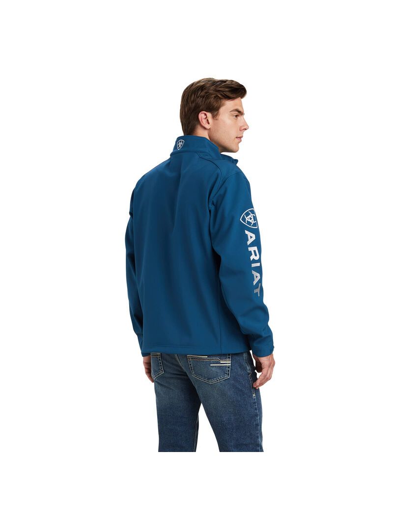 Vestes Ariat Logo 2.0 Softshell Bleu | 496320JNK