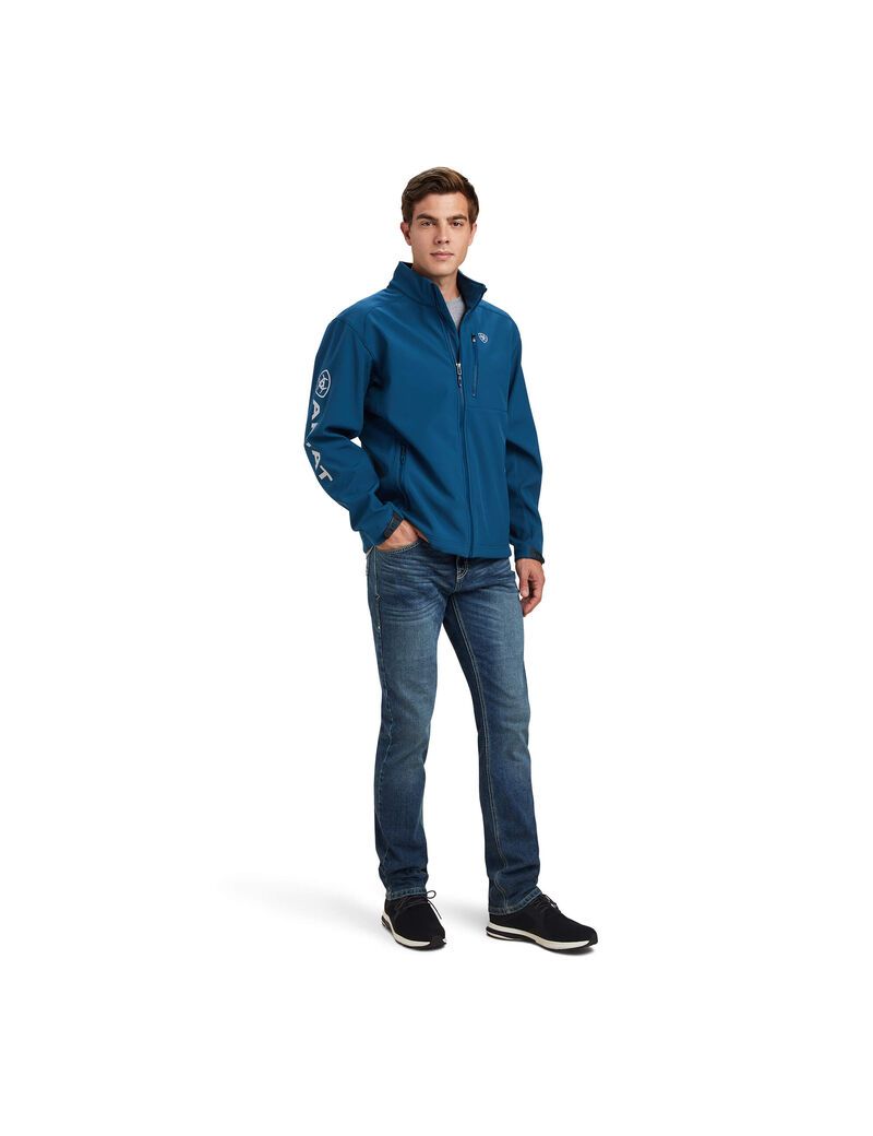 Vestes Ariat Logo 2.0 Softshell Bleu | 496320JNK