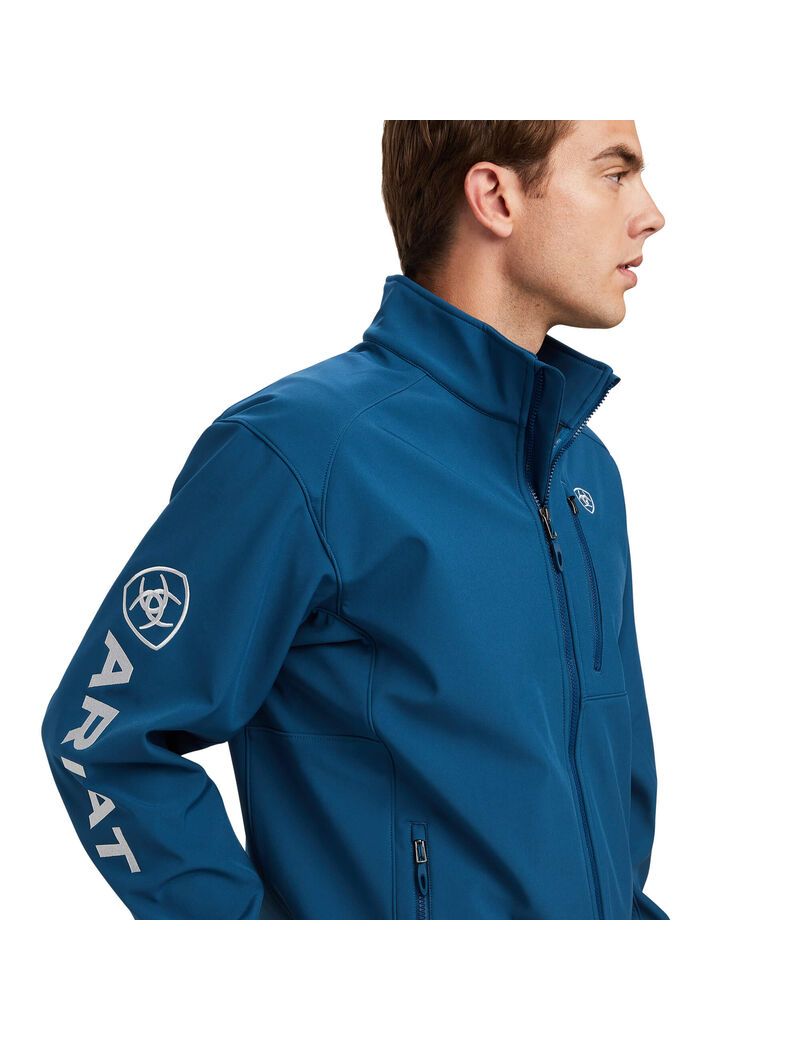 Vestes Ariat Logo 2.0 Softshell Bleu | 496320JNK