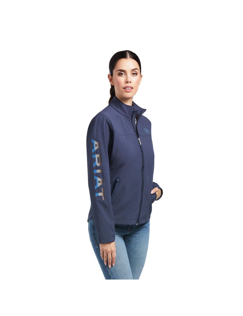 Vestes Ariat New Team Softshell Bleu | 143592RFO