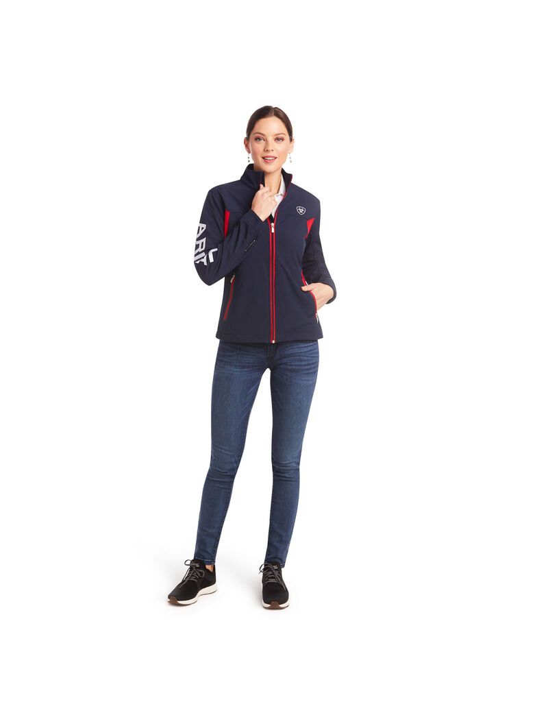 Vestes Ariat New Team Softshell Multicolore | 937456BQY