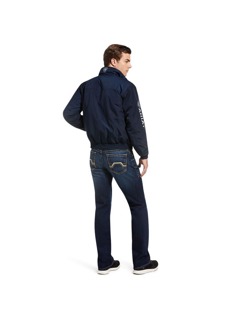 Vestes Ariat Team Logo Insulated Bleu Marine | 749630HPL