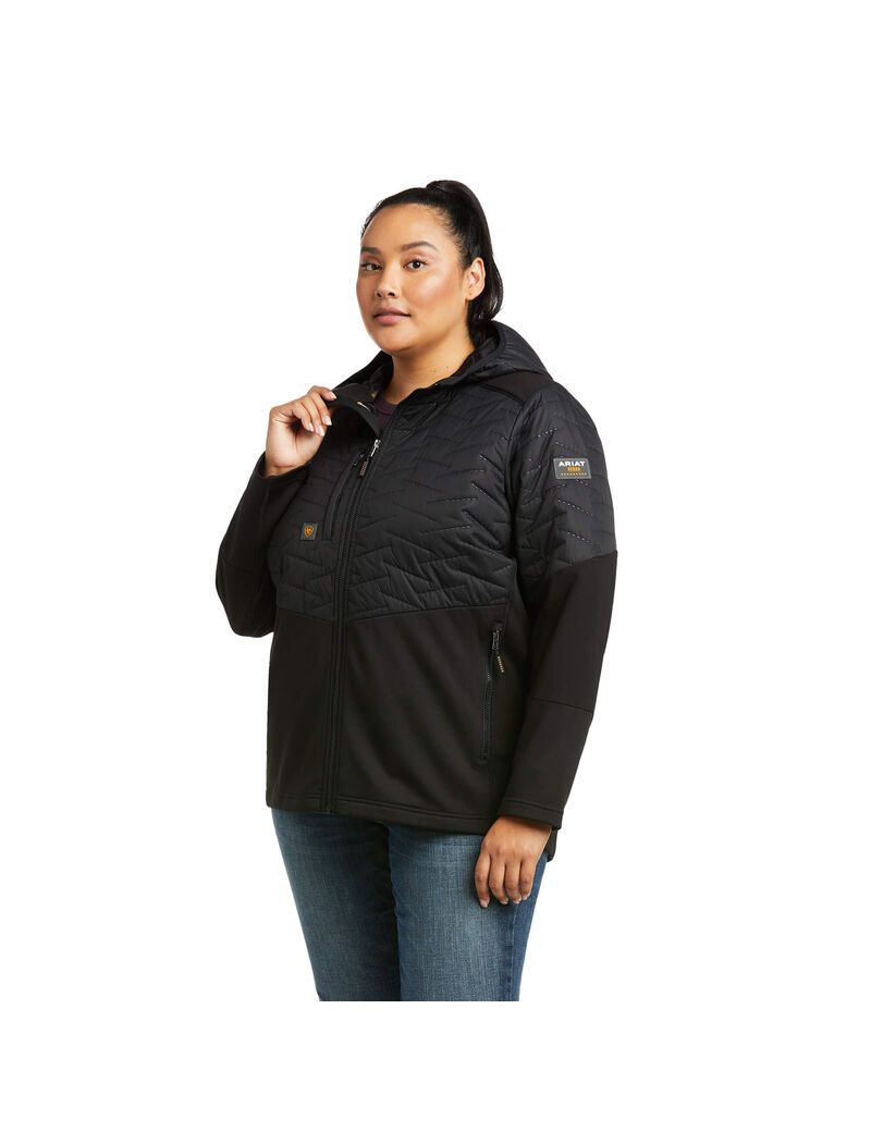 Vêtements De Travail Ariat Rebar Cloud 9 D'eau Resistant Insulated Jackets Noir | 607584TPO