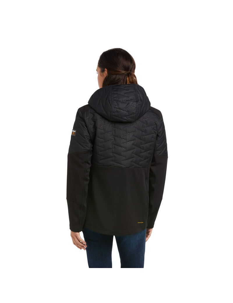 Vêtements De Travail Ariat Rebar Cloud 9 D'eau Resistant Insulated Jackets Noir | 607584TPO