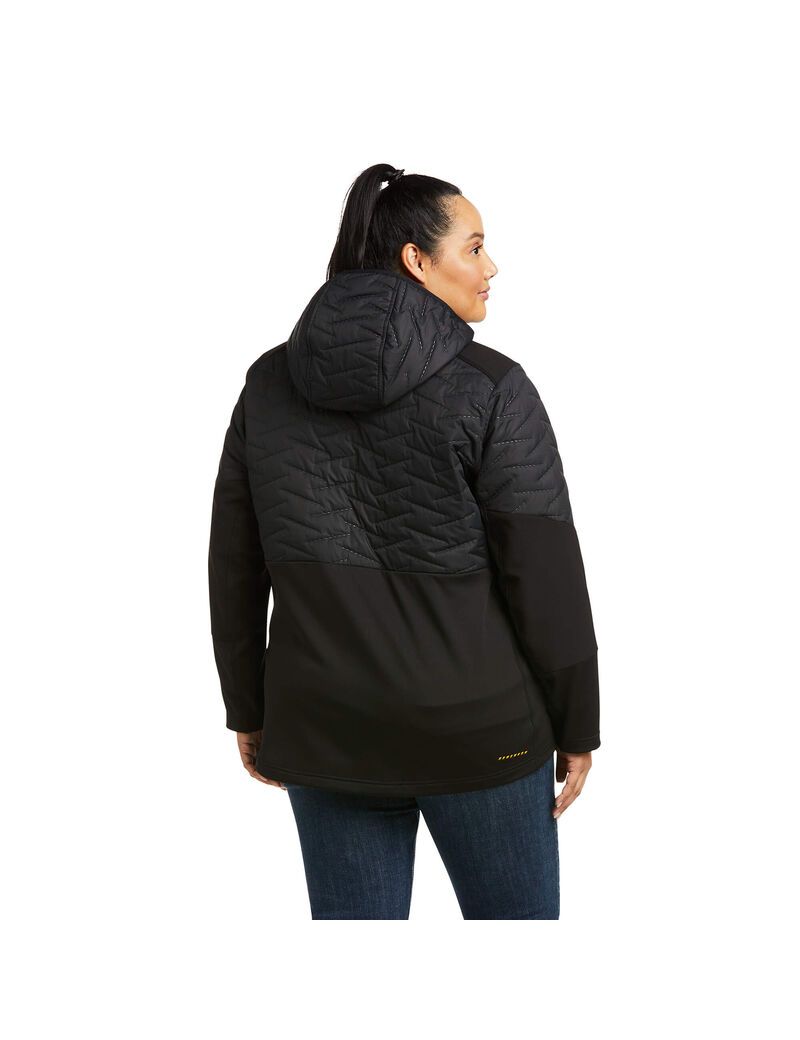 Vêtements De Travail Ariat Rebar Cloud 9 D'eau Resistant Insulated Jackets Noir | 607584TPO