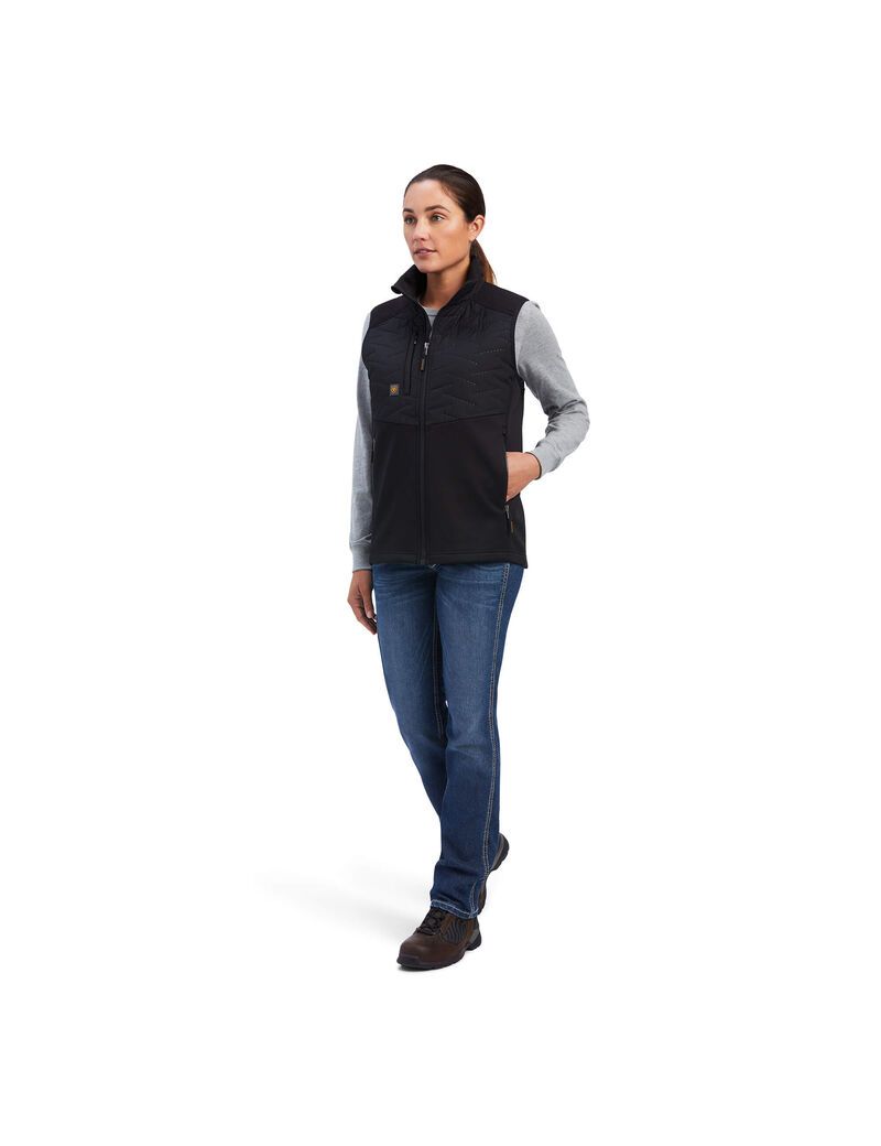 Vêtements De Travail Ariat Rebar Cloud 9 Vest Noir | 736849FUP