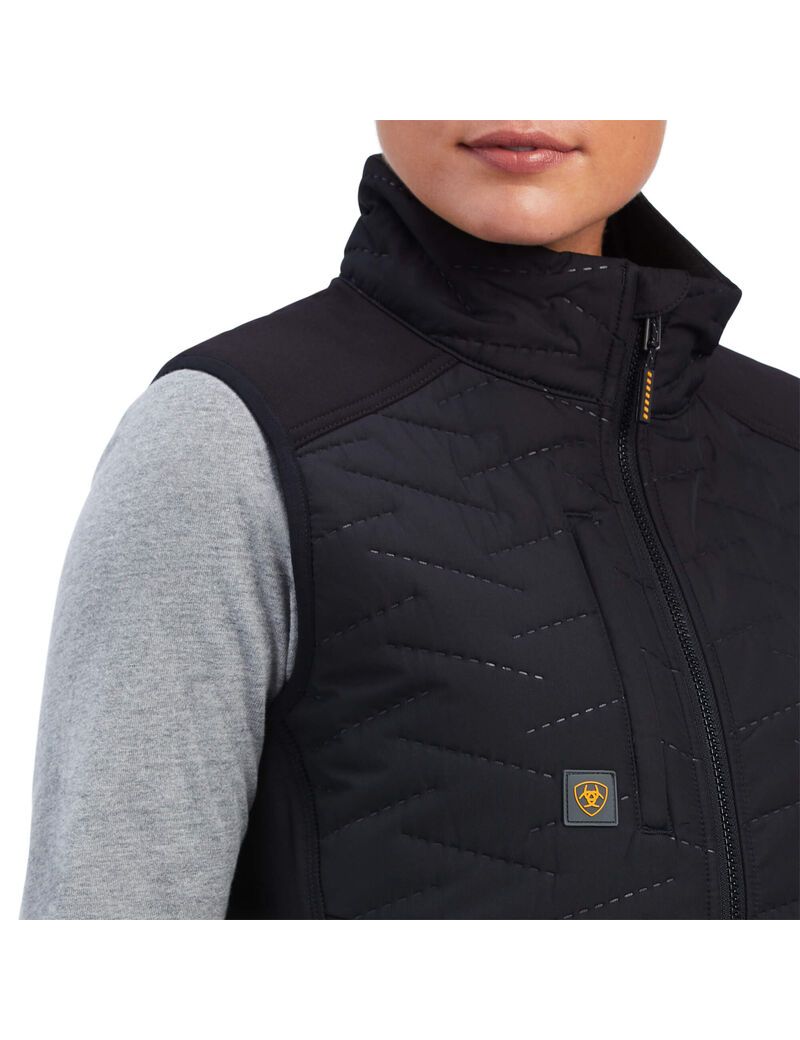 Vêtements De Travail Ariat Rebar Cloud 9 Vest Noir | 736849FUP