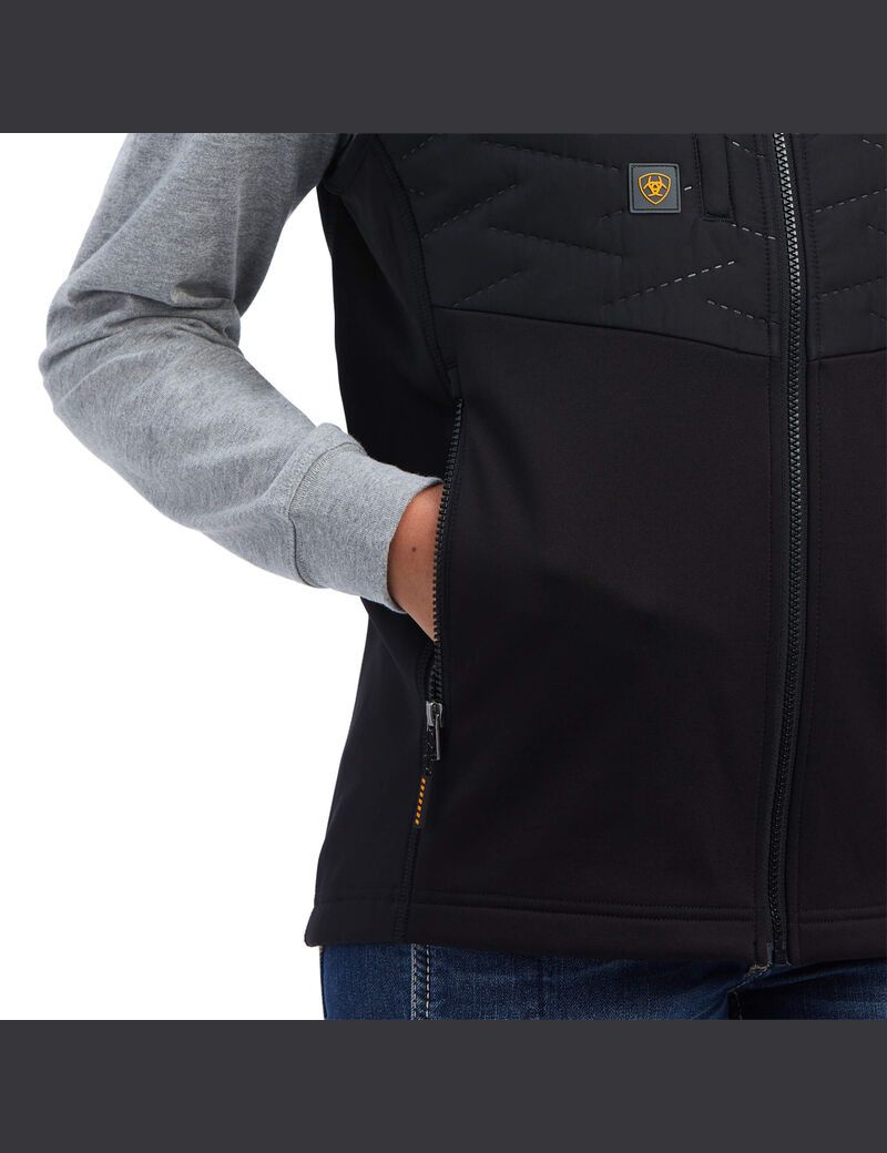 Vêtements De Travail Ariat Rebar Cloud 9 Vest Noir | 736849FUP