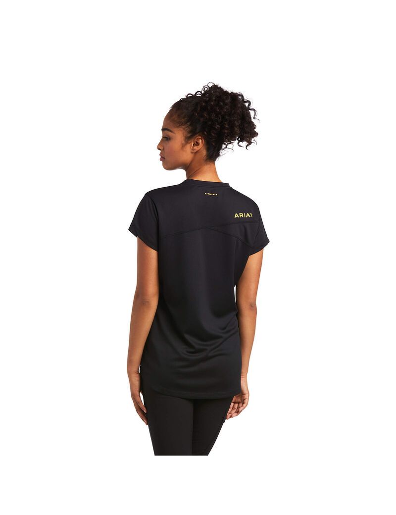 Vêtements De Travail Ariat Rebar Polartec Elite All Season T Shirts Noir | 187520HSQ