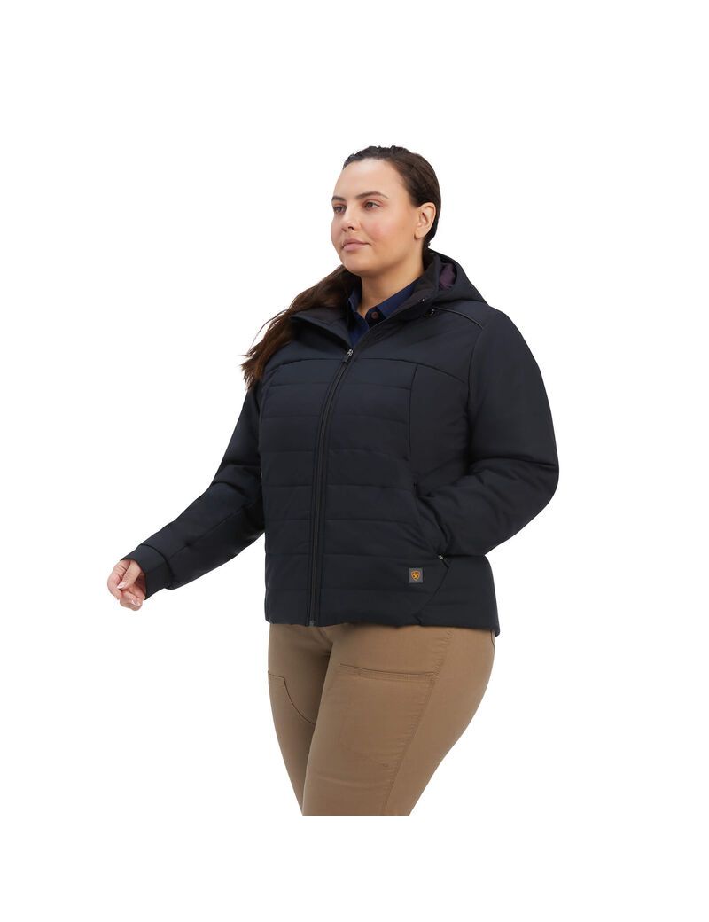 Vêtements De Travail Ariat Rebar Valkyrie Stretch Tela Insulated Jackets Noir | 802579VKM