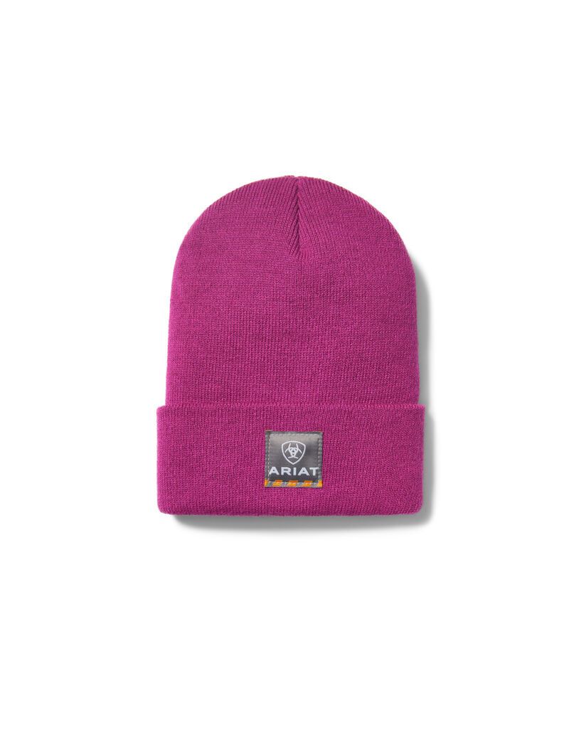 Vêtements De Travail Ariat Rebar Watch Cap Violette | 609872GIR